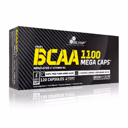 Olimp Nutrition BCAA MEGA CAPS, Comprimé, L-Isoleucine, L-Leucine, L-Valine, Vitamine B6, 120 pièce(s), free amino acids (43  ...