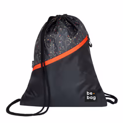 Herlitz be.bag be.daily sac à dos Sac à cordon Noir, Rouge Polyester