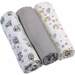Un tissu extra doux composé de deux couches de mousseline garantit un confort maximal à votre enfant. Les couches en tissu Ba ...