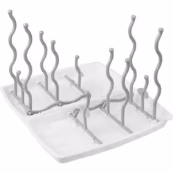 Grâce à son format repliable et à ses dimensions compactes, l’égouttoir BabyOno Bottle Drying Rack peut être utilisé à la mai ...