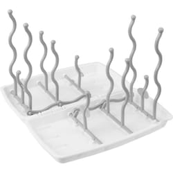 BabyOno Bottle Drying Rack Grey 1 pcs
