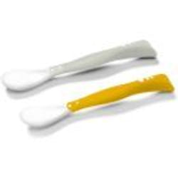 BabyOno Be Active Flexible Spoons Grey/Yellow 2 pcs