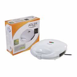 Adler AD 301 gaufrier et appareil à croque-monsieur 750 W Blanc - Vue supplémentaire 6