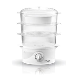 Adler AD 633 cuiseur vapeur 3 Nombre de paniers Pose libre 800 W Blanc