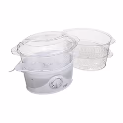 Adler AD 633 cuiseur vapeur 3 Nombre de paniers Pose libre 800 W Blanc