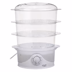 Adler AD 633 cuiseur vapeur 3 Nombre de paniers Pose libre 800 W Blanc - Vue supplémentaire 4