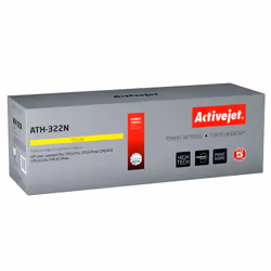 Activejet ATH-322N (remplacement HP 128A CE322A ; Supreme ; 1300 pages ; jaune), 1300 pages, Jaune, 1 pièce(s)