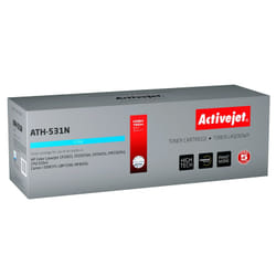 Activejet Cartouche toner ATH-531N (remplacement de HP 304A CC531A, Canon CRG-718C ; Supreme ; 3200 pages ; bleu)