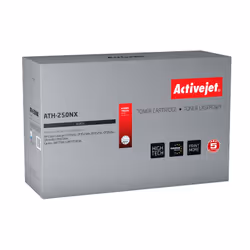 Activejet Cartouche toner ATH-250NX (remplacement de HP 504X CE250X, Canon CRG-723HB ; Supreme ; 10500 pages ; noir), 10500 p ...
