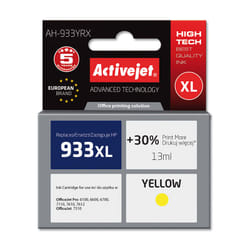 Activejet Encre AH-933YRX (remplacement HP 933XL CN056AE ; Premium ; 13 ml ; jaune)