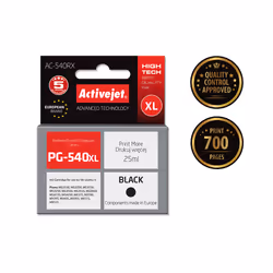 Activejet Encre AC-540RX (remplacement de Canon PG-540XL ; Premium ; 25 ml ; noir)