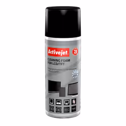 Activejet AOC-105, Mousse de nettoyage d'équipement électronique, LCD/LED/Plasma, LCD/TFT/Plasma, Écrans/Plastiques, 400 ml, ...