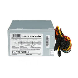 iBox CUBE II unité d'alimentation d'énergie 400 W 20+4 pin ATX ATX Argent