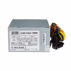 iBox CUBE II, 500 W, 12 V, 20+4 pin ATX, PC, ATX, ATX