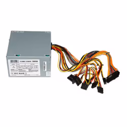 iBox CUBE II unité d'alimentation d'énergie 500 W 20+4 pin ATX ATX Argent - Vue supplémentaire 4