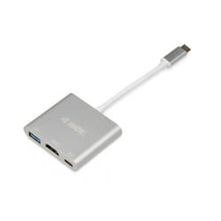 iBox IUH3CFT1 station d'accueil USB 3.2 Gen 1 (3.1 Gen 1) Type-C Argent