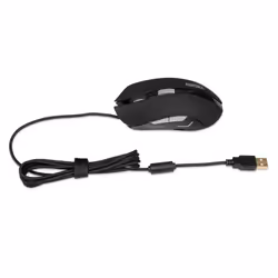 iBox Aurora A-1, Droitier, Optique, USB Type-A, 2400 DPI, Noir