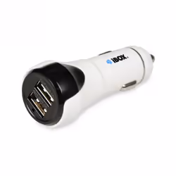 iBox ICCH-01, Auto, Allume-cigare, 5 V, 0,93 m, Noir, Blanc