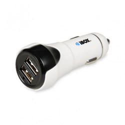 iBox ICCH-01 chargeur d'appareils mobiles Universel Noir, Blanc Allume-cigare Charge rapide Auto