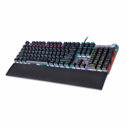 iBox AURORA K-3, Taille réelle (100 %), USB, Clavier mécanique, QWERTY, Noir, Argent