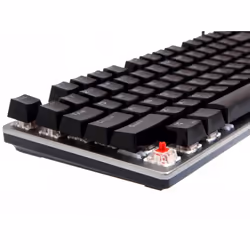 iBox AURORA K-4 clavier USB QWERTY Noir, Argent