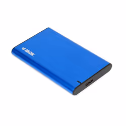 iBox HD-05, Boîtier disque dur/SSD, 2.5", Série ATA III, 5 Gbit/s, Connectivité USB, Bleu