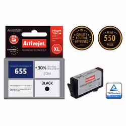 Activejet Encre AH-655BR (remplacement HP 655 CZ109AE ; Premium ; 20 ml ; noir)