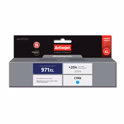 Activejet Encre AH-971CRX (remplacement HP 971XL CN626AE ; Premium ; 100 ml ; bleu)