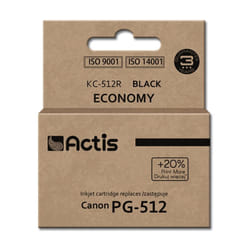 Actis Encre KC-512R (remplacement Canon PG-512 ; Standard ; 15 ml ; noir)