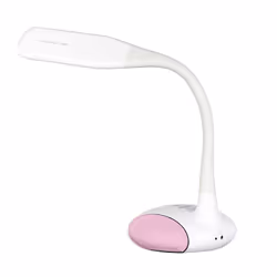 Activejet Lampe de bureau LED VENUS avec base RGB, Blanc, Plastique, Chambre à coucher, Chambre d'enfant, Universel, Moderne, ...