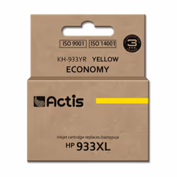 Actis Encre KH-933YR (remplacement HP 933XL CN056AE ; Standard ; 13 ml ; jaune), Rendement standard, Encre à colorant, 13 ml, ...