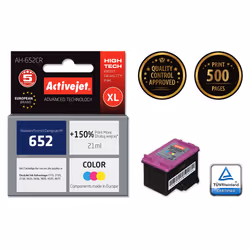 Activejet Encre AH-652CR (remplacement HP 652 F6V24AE ; Premium ; 21 ml ; couleur)