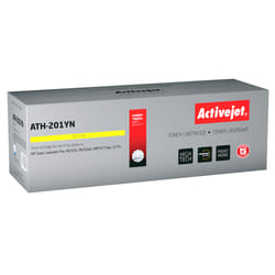 Activejet Toner ATH-201YN pour imprimante HP, Remplacement HP 201A CF402A; Suprême; 1400 pages; jaune