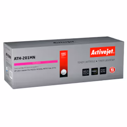 Activejet Cartouche de toner ATH-201MN pour imprimantes HP, Remplacement HP 201A CF403A; Suprême; 1400 pages; magenta, 1400 p ...