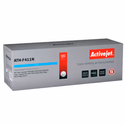 Activejet ATH-F411N (remplacement HP 410A CF411A ; Supreme ; 2 300 pages ; bleu), 2300 pages, Cyan, 1 pièce(s)