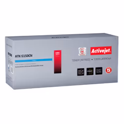 Activejet Cartouche toner ATK-5150CN (Kyocera remplacement TK-5150C; Supreme; 10,000 pages; bleu), 10000 pages, Cyan, 1 pièce ...