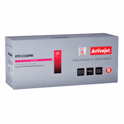 Activejet Cartouche toner ATK-5150MN (Kyocera remplacement TK-5150M; Supreme; 10,000 pages; rouge), 10000 pages, Magenta, 1 p ...