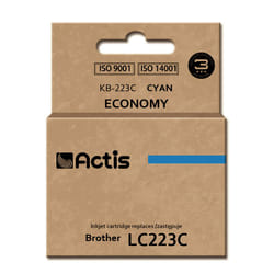 Actis KB-223C encre (remplacement Brother LC223C ; Standard ; 10 ml ; bleu)