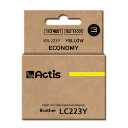 Actis KB-223Y encre (remplacement Brother LC223Y ; Standard ; 10 ml ; jaune)