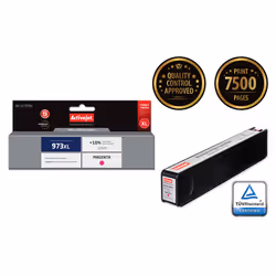 Activejet Encre AH-973MRX (remplacement HP 973XL F6T82AE ; Premium ; 105 ml ; rouge), Rendement élevé (XL), Encre à colorant, ...