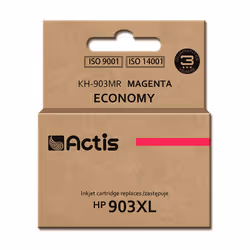 Actis Encre KH-903MR (remplacement HP 903XL T6M07AE ; Standard ; 12ml ; rouge) - Nouvelle puce, Rendement élevé (XL), Encre à ...