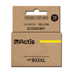 Actis Encre KH-903YR (remplacement de HP 903XL T6M11AE ; Standard ; 12ml ; jaune) - Nouvelle puce