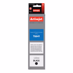 Activejet Bouteille d'encre AE-664Bk pour imprimante Epson, Remplacement Epson T6641; Suprême; 100 ml; noir, Rendement élevé  ...