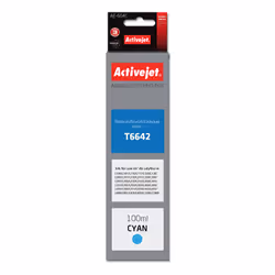 Activejet Bouteille d'encre AE-664C pour imprimante Epson, Remplacement Epson T6642; Suprême; 100 ml; bleu, Rendement élevé ( ...