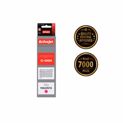 Activejet Encre AC-G490M (remplacement de Canon GI-490M ; Supreme ; 70 ml ; rouge)