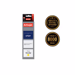 Activejet Encre AH-GT52Y (remplacement HP GT52Y M0H56AE ; Suprême ; 70 ml ; jaune)