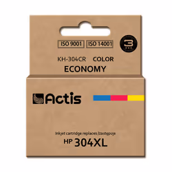 Actis Encre KH-304CR (remplacement HP 304XL N9K07AE ; premium ; 18 ml ; couleur), Rendement élevé (XL), Encre à colorant, 18 ...
