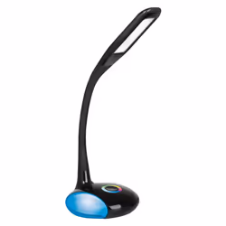 Activejet Lampe de bureau LED VENUS BLACK avec base RGB, Noir, Plastique, Chambre à coucher, Chambre d'enfant, Universel, Mod ...