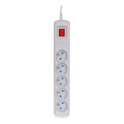 Activejet ACP-5GN 5M SZ, 5 m, Intérieure, Type E, Type E, Plastique, Gris