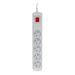 Activejet ACP-5GN 5M SZ multiprise 5 sortie(s) CA Intérieure Gris